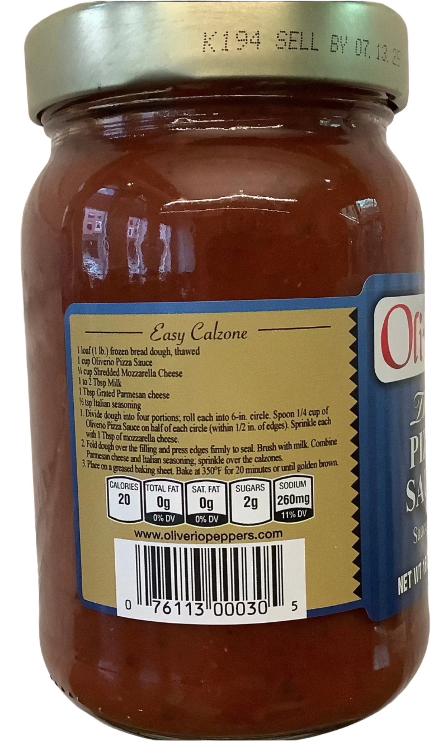Oliverio Pizza Sauce