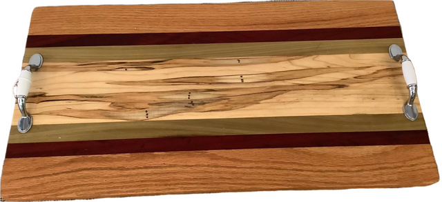 Charcuterie Serving Board with Handles