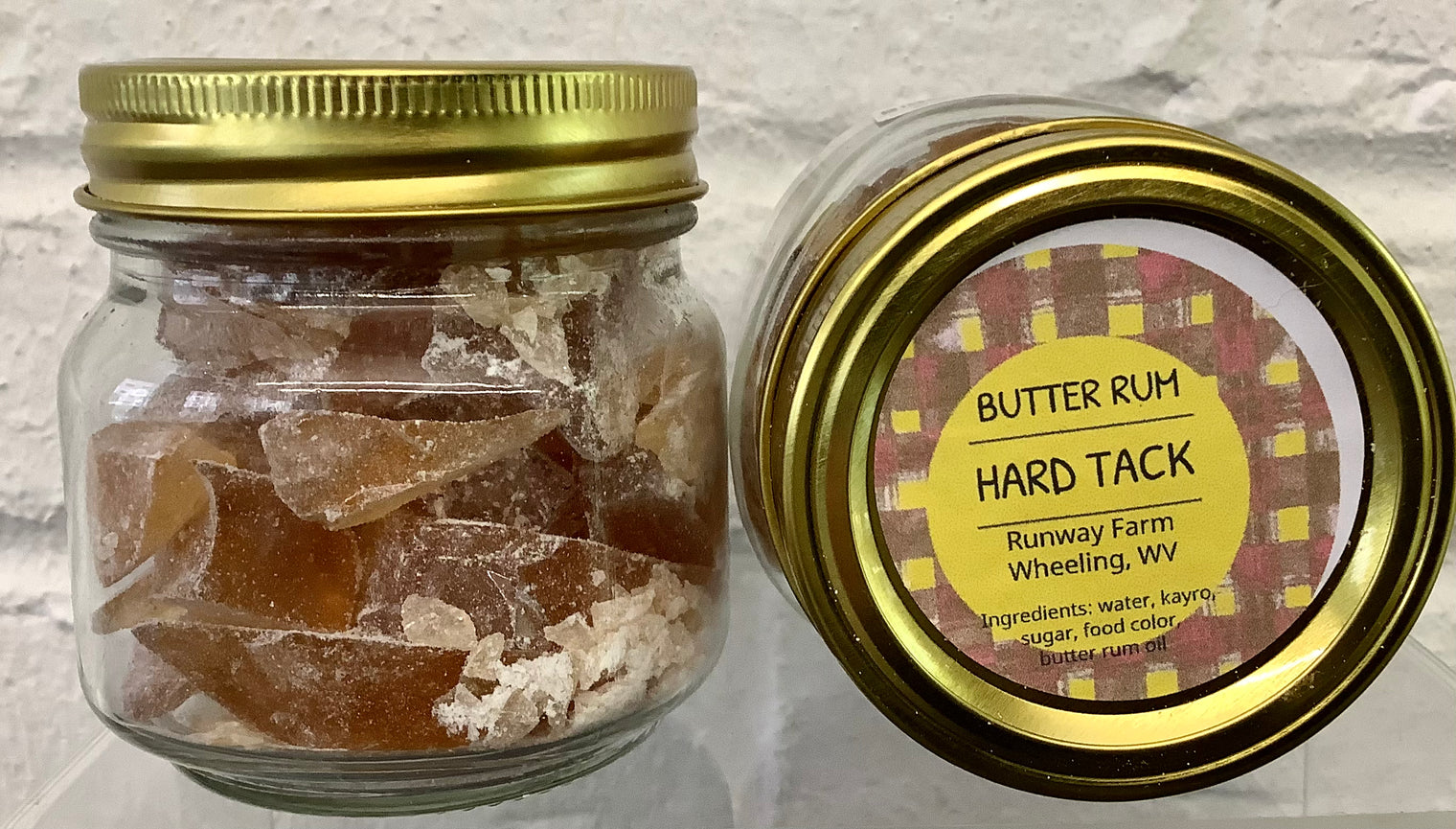 Hard Tack Candy, Half-Pint Jar