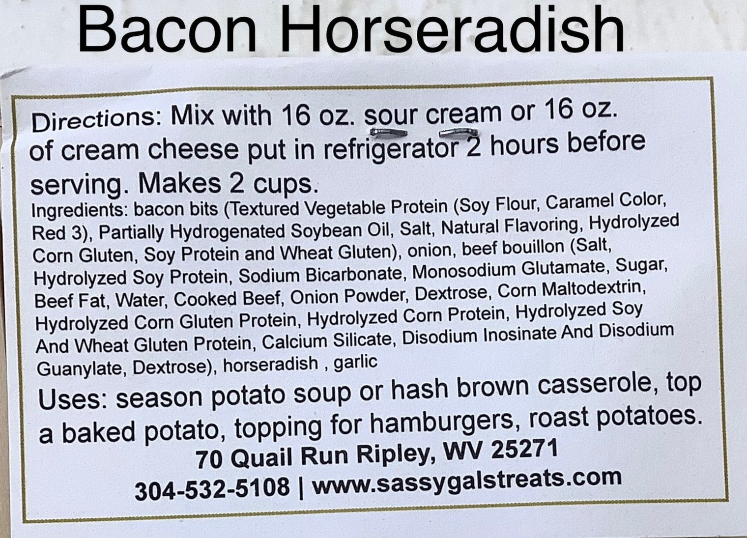 Gourmet Dip Mixes