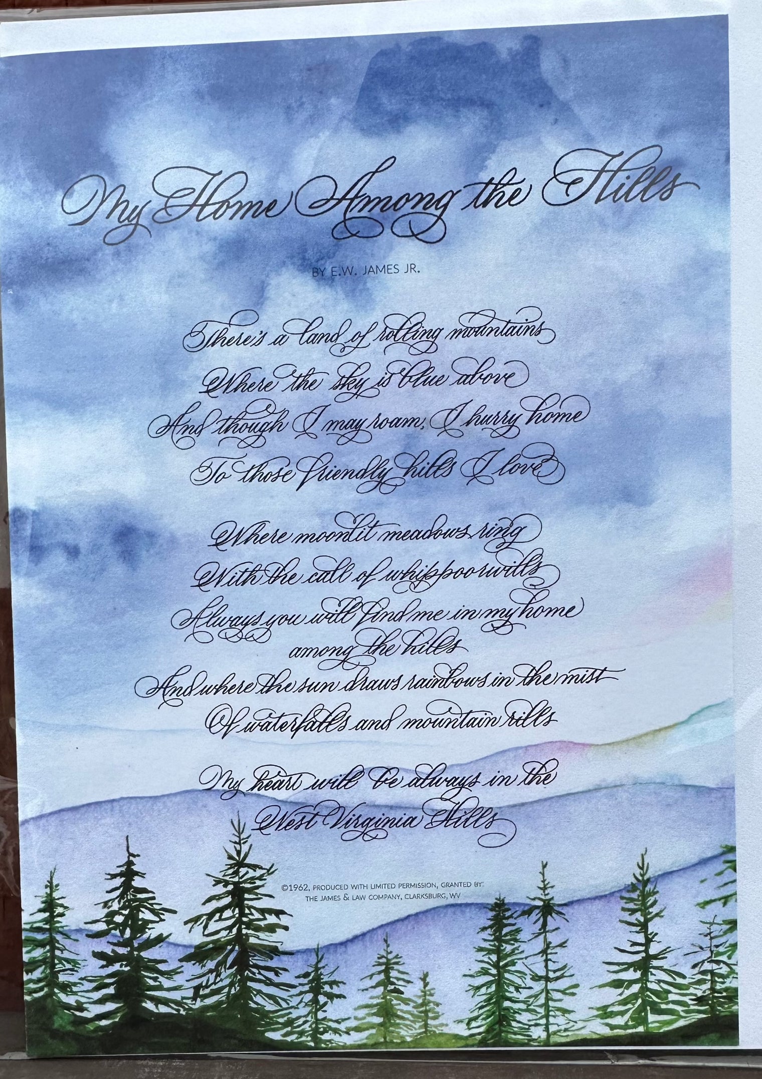 Home Among The Hills Card