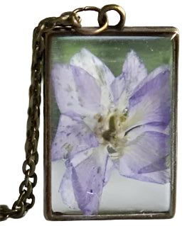 July Birth Flower Necklace