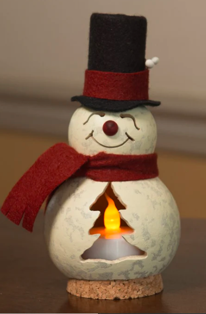 Easton Snowman Miniature Gourd