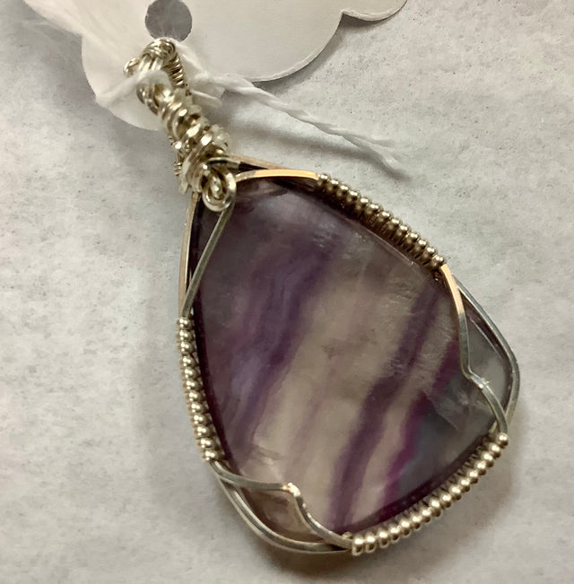 Fluorite Triangle Gemstone