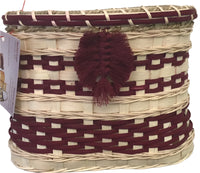 Burgandy Feathers