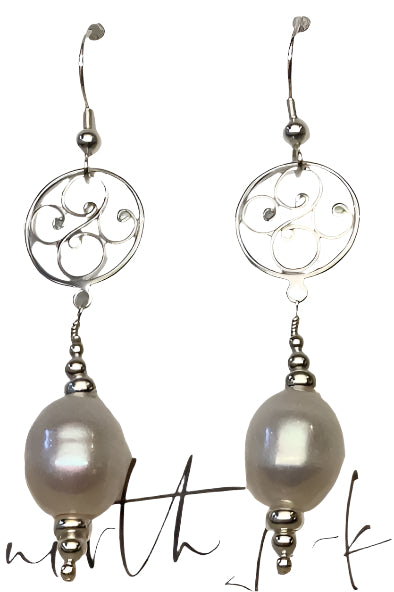 Teardrop Pearl-Sterling