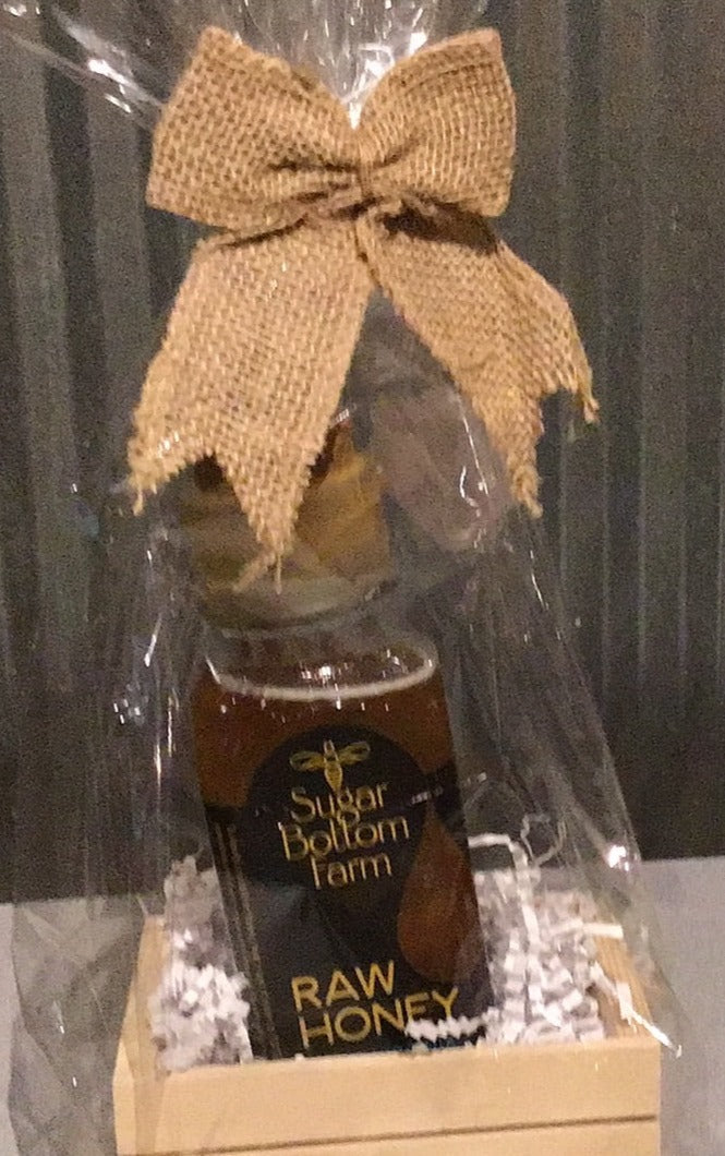 Raw Honey & Crate