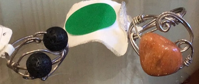 Sterling with Stone