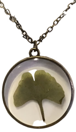 Ginkgo Leaf Necklace