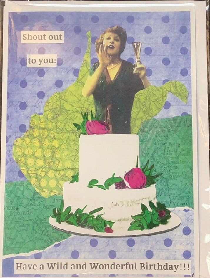 Shout Out WV Birthday Collage Card