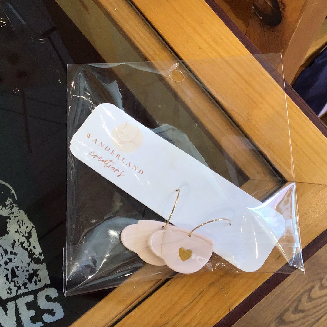 Coffee with Heart Earrings