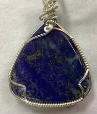 Lapis Triangle Gemstone
