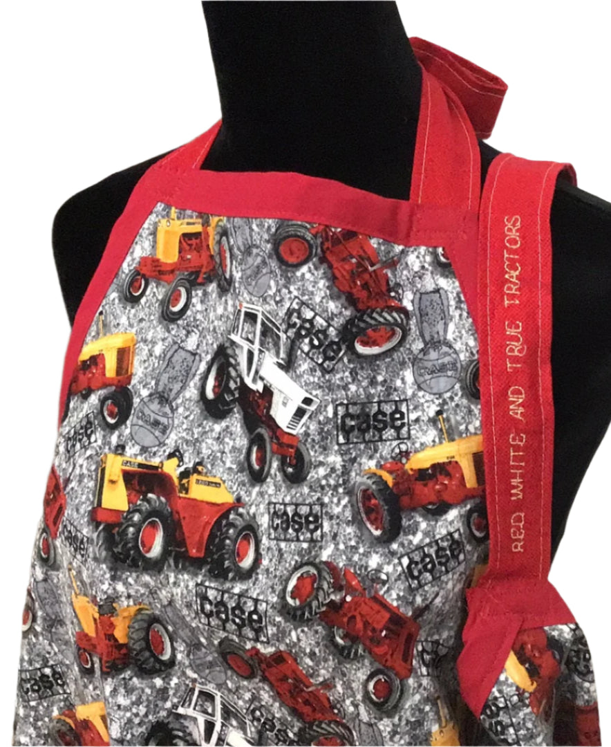 Red, White and True Tractors
