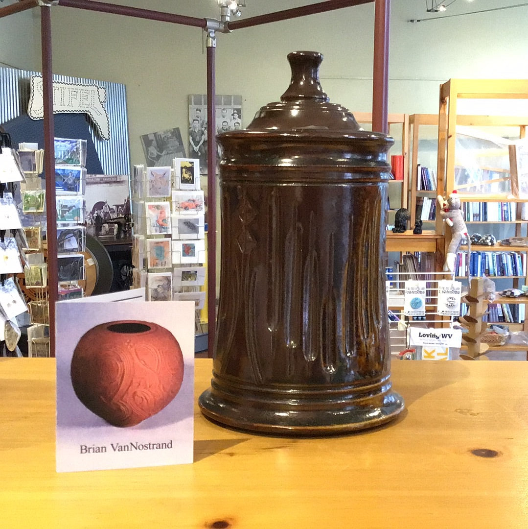 Pottery Covered Jar