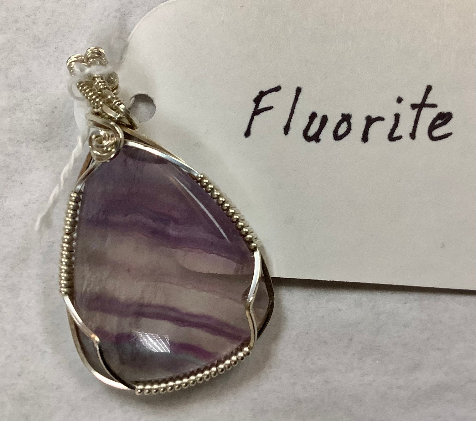 Fluorite Triangle Gemstone