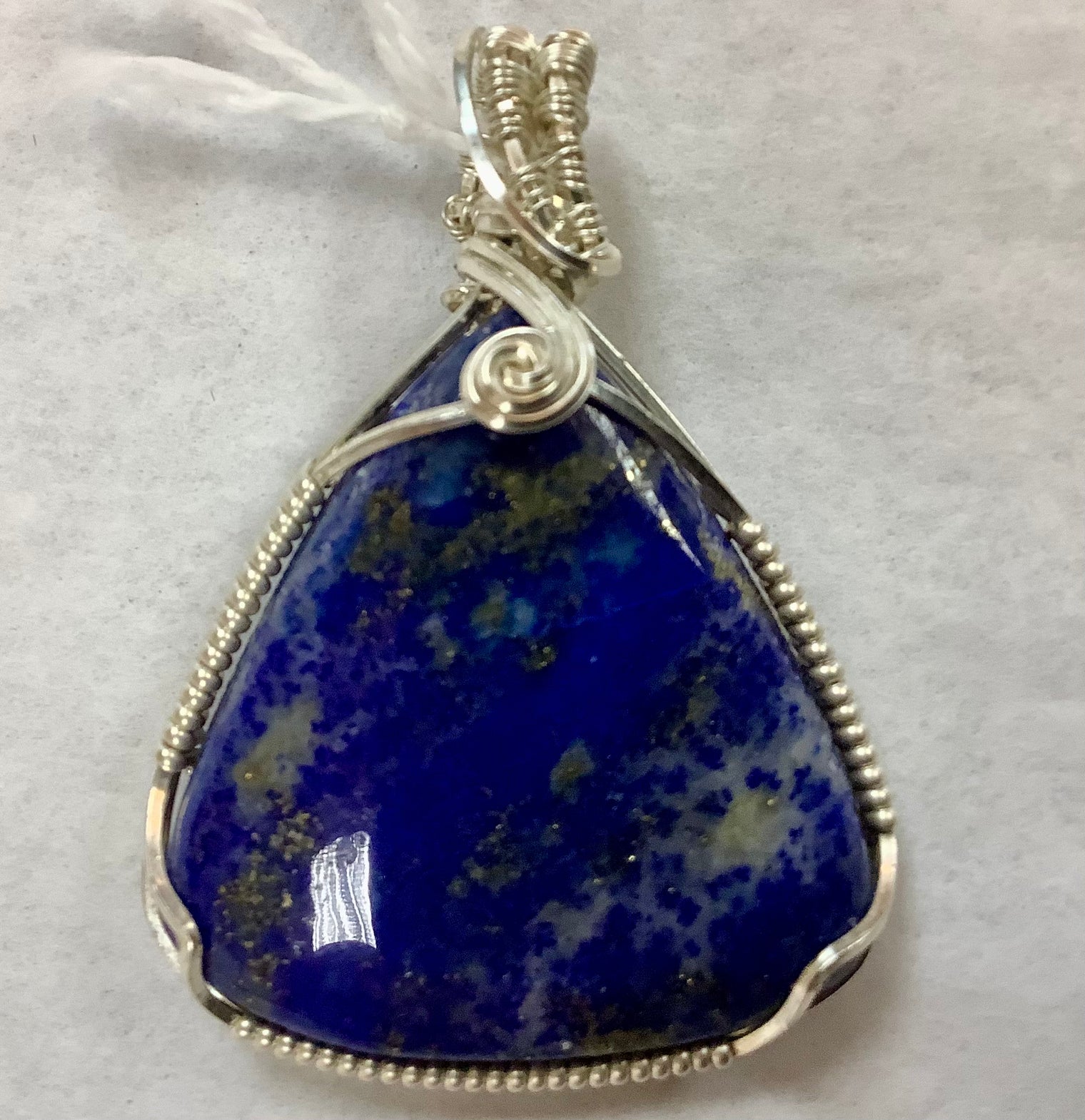 Lapis Triangle Gemstone