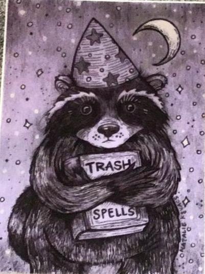 Trash Spells Sticker